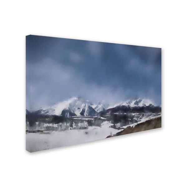 Jai Johnson 'Winter Impressions In Colorado 4' Canvas Art,22x32